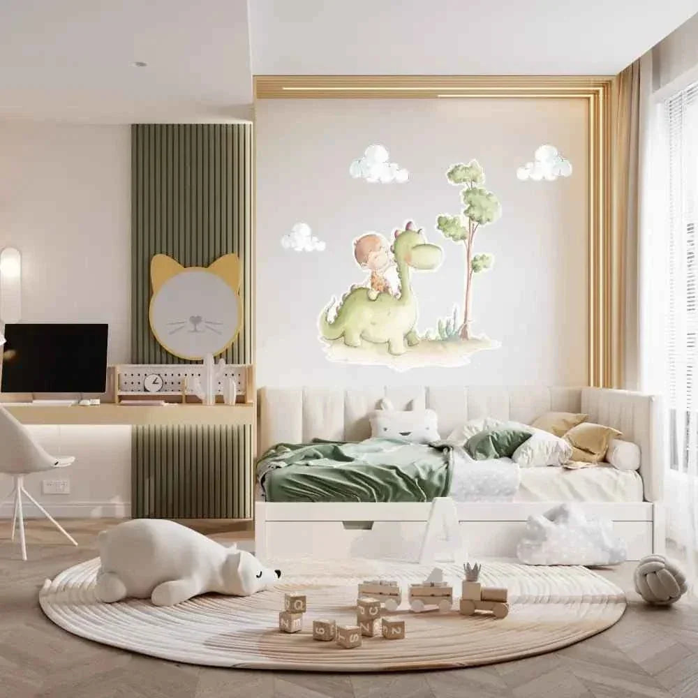 Vinilo decorativo infantil con dinosaurios | Para decorar paredes