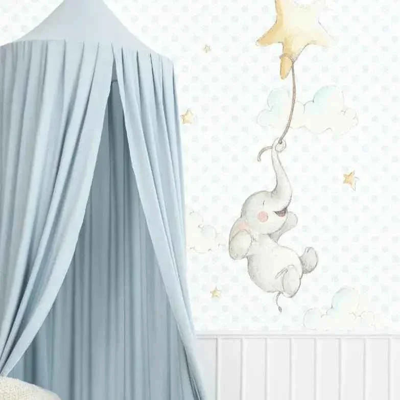 Vinilo infantil elefantito feliz | Decorativo a mano