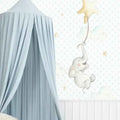 Vinilo infantil elefantito feliz | Decorativo a mano