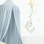 Vinilo infantil elefantito feliz | Decorativo a mano
