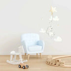 Vinilo infantil elefantito feliz | Decorativo a mano