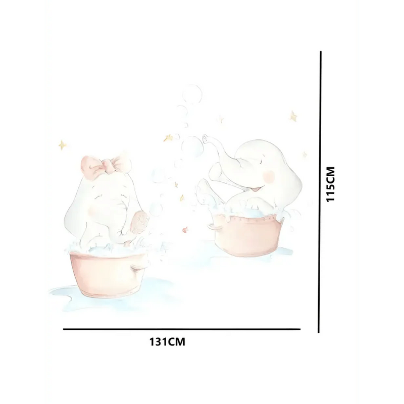 Vinilo Decorativo Infantil ELEFANTITOS AL BAÑO - SUEÑOS DE CIGUEÑAViniloArts & Entertainment > Hobbies & Creative Arts > Arts & Crafts > Art & Crafting Materials > Embellishments & Trims > Decorative Stickers