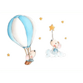Vinilo infantil decorativo con estrellas y globos | A mano