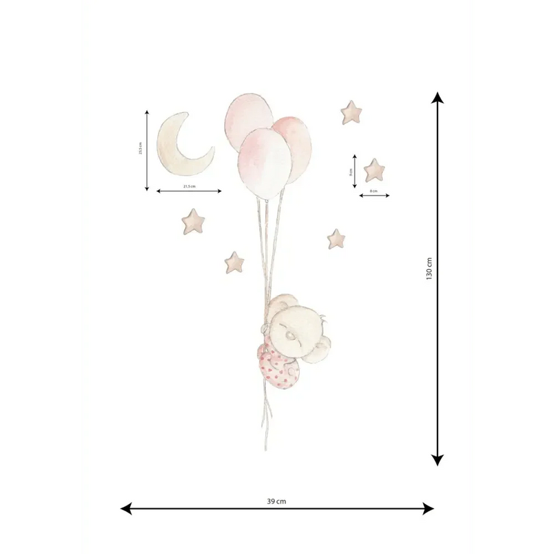 Vinilo Decorativo Infantil Globos bebé BALLOON GIRL - SUEÑOS DE CIGUEÑAViniloArts & Entertainment > Hobbies & Creative Arts > Arts & Crafts > Art & Crafting Materials > Embellishments & Trims > Decorative Stickers