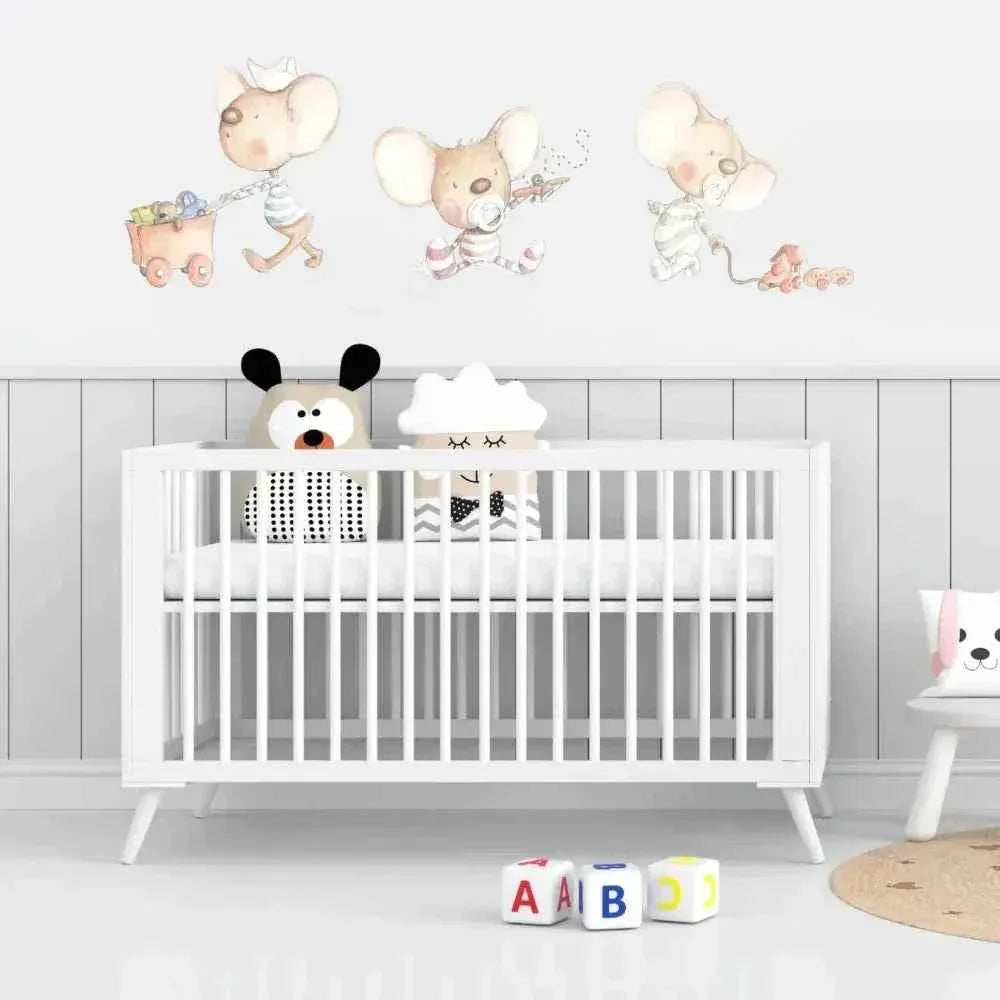 Children's playroom vinyl decal | Hand-painted