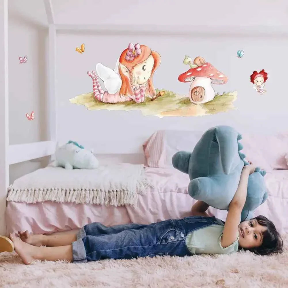 Vinilo infantil Hada Maravilla decorativo | Pintado a mano