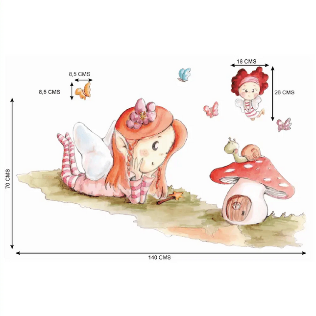 Vinilo Decorativo Infantil HADA MARAVILLAViniloArts & Entertainment > Hobbies & Creative Arts > Arts & Crafts > Art & Crafting Materials > Embellishments & Trims > Decorative Stickers