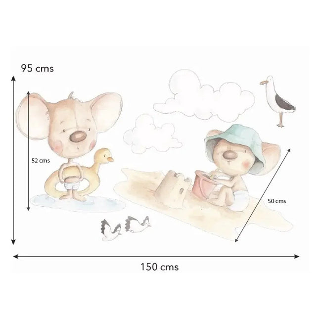 Vinilo Decorativo Infantil JUEGOS EN LA ARENAViniloArts & Entertainment > Hobbies & Creative Arts > Arts & Crafts > Art & Crafting Materials > Embellishments & Trims > Decorative Stickers