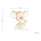 Vinilo infantil Juegos en la arena | Decorativo a mano