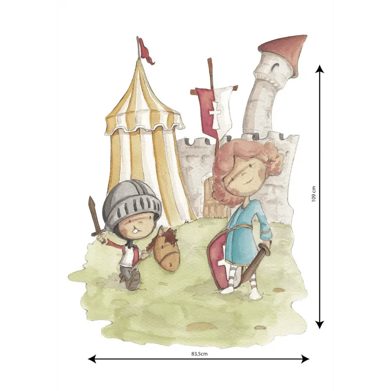 Vinilo Decorativo Infantil KNIGHTViniloArts & Entertainment > Hobbies & Creative Arts > Arts & Crafts > Art & Crafting Materials > Embellishments & Trims > Decorative Stickers