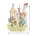 Hand-painted children's decorative vinyl for children
