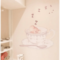 Vinilo decorativo infantil | pintado a mano con acuarelas