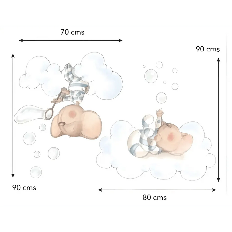 Vinilo Decorativo Infantil MIS POMPITAS DE JABONViniloArts & Entertainment > Hobbies & Creative Arts > Arts & Crafts > Art & Crafting Materials > Embellishments & Trims > Decorative Stickers