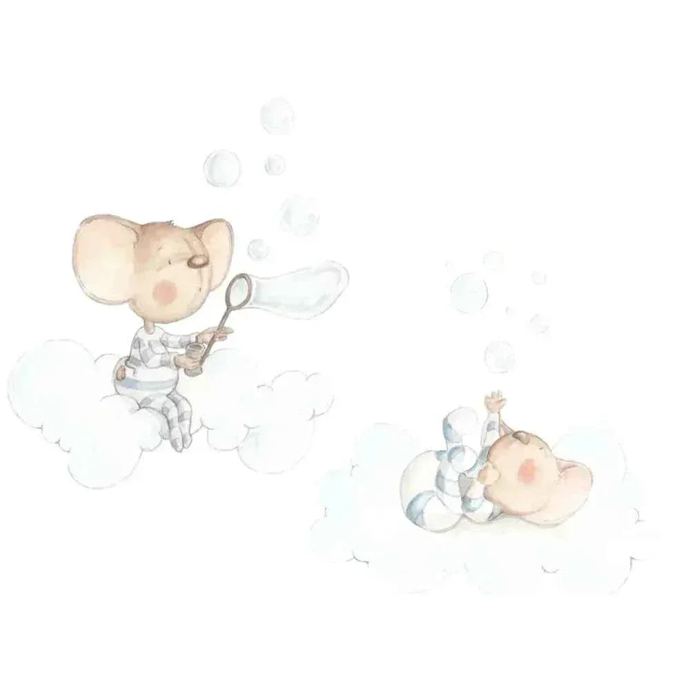 Vinilo decorativo infantil Mis Pompitas de Jabon