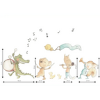 Vinilo decorativo infantil musical band 02 | diseñado a mano