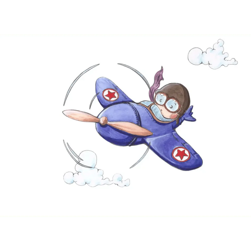 Vinilo Decorativo Infantil NIKKO EL AVIADOR - SUEÑOS DE CIGUEÑAViniloArts & Entertainment > Hobbies & Creative Arts > Arts & Crafts > Art & Crafting Materials > Embellishments & Trims > Decorative Stickers