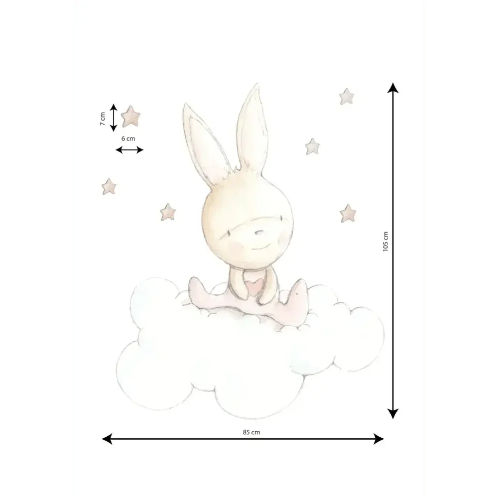 Vinilo decorativo infantil pintado a mano | Para niños y paredes