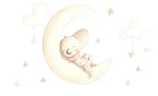 Vinilo decorativo Sueños en la Luna para niños | Dibujos