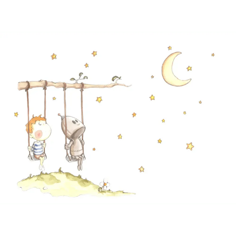 Vinilo Decorativo Infantil UN COLUMPIO, UN MUNDOViniloArts & Entertainment > Hobbies & Creative Arts > Arts & Crafts > Art & Crafting Materials > Embellishments & Trims > Decorative Stickers