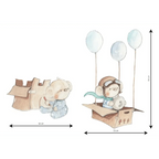 Vinil decorativo infantil | desenhos pintados à mão