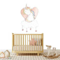 Vinilo decorativo infantil con unicornios para niños