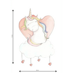 Children's decorative vinyl with unicorns for children
