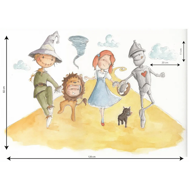 Vinilo Decorativo Infantil WIZARD OF OZViniloArts & Entertainment > Hobbies & Creative Arts > Arts & Crafts > Art & Crafting Materials > Embellishments & Trims > Decorative Stickers