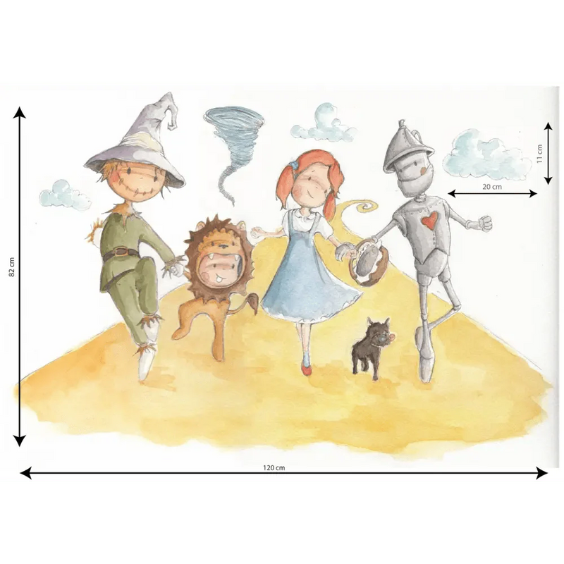 Vinilo Decorativo Infantil WIZARD OF OZViniloArts & Entertainment > Hobbies & Creative Arts > Arts & Crafts > Art & Crafting Materials > Embellishments & Trims > Decorative Stickers