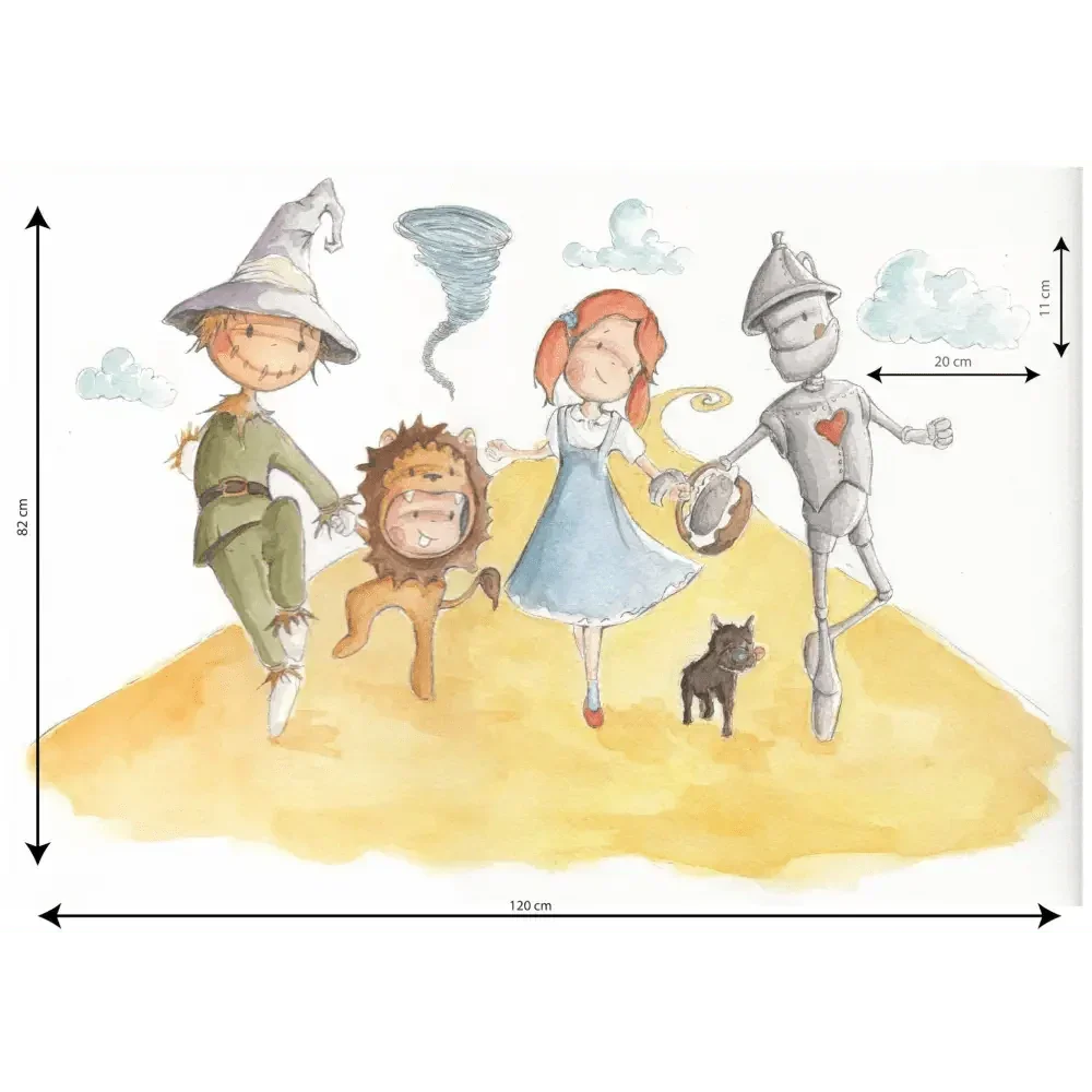 Vinilo decorativo infantil Wizard of Oz | Para niños
