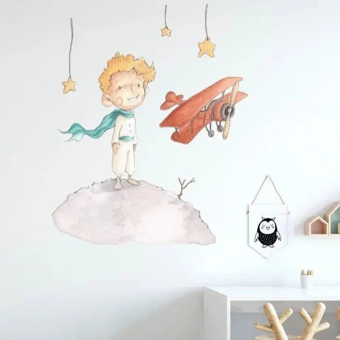 Vinilo Decorativo Little Prince para Decoración InfantilViniloArts & Entertainment > Hobbies & Creative Arts > Arts & Crafts > Art & Crafting Materials > Embellishments & Trims > Decorative Stickers