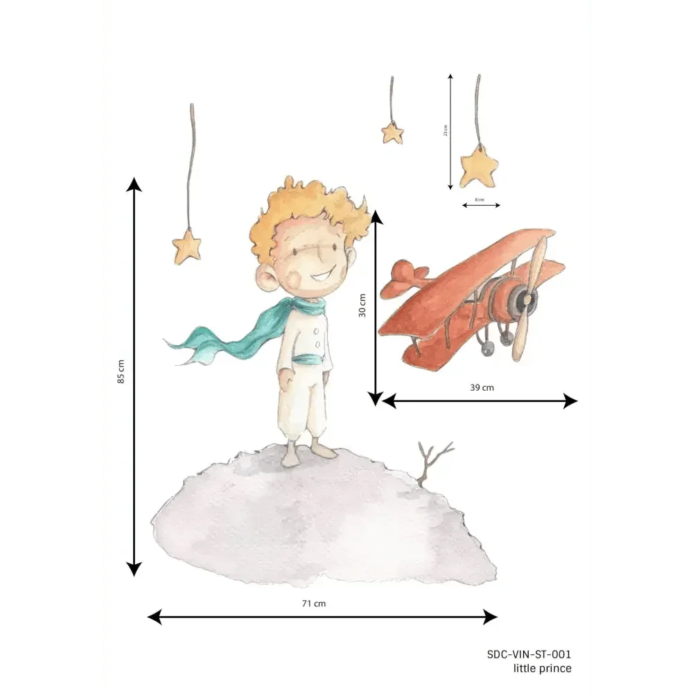 Vinil decorativo do Principezinho | Para decoração infantil