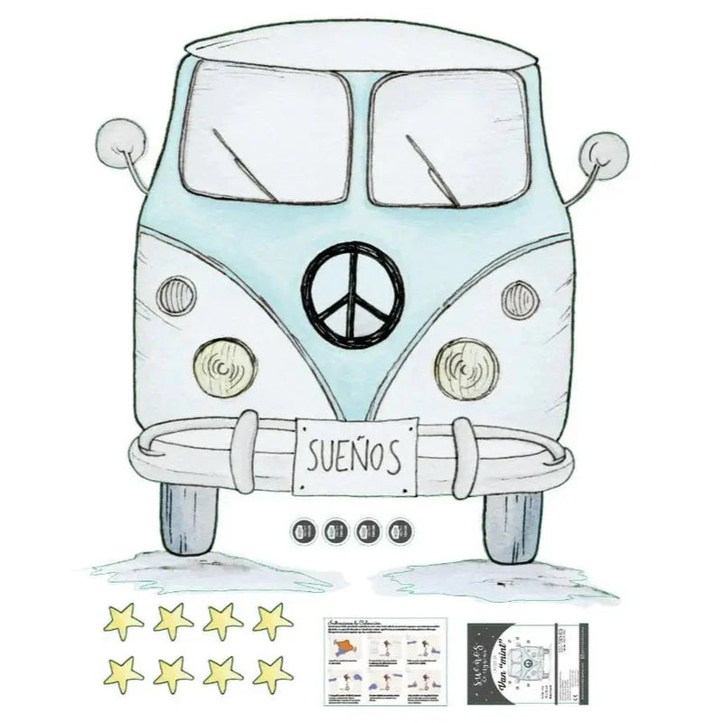 Vinilo Decorativo VAN Mint 95x95cmViniloArts & Entertainment > Hobbies & Creative Arts > Arts & Crafts > Art & Crafting Materials > Embellishments & Trims > Decorative Stickers