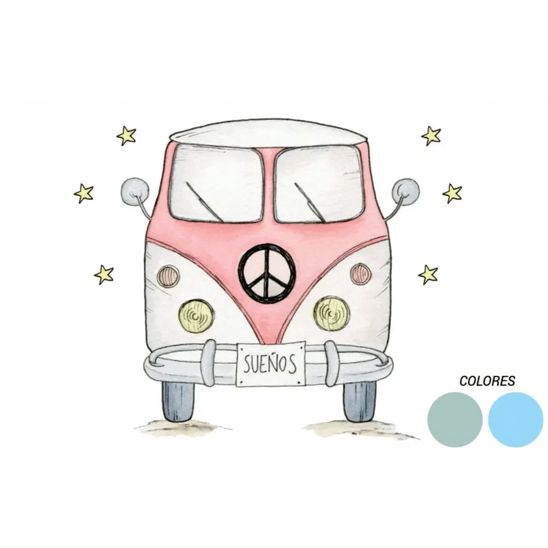 Vinilo Decorativo VAN Roja 95x95cmViniloArts & Entertainment > Hobbies & Creative Arts > Arts & Crafts > Art & Crafting Materials > Embellishments & Trims > Decorative Stickers