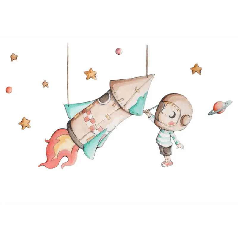 Vinilo Infantil COHETE DE PAPEL - SUEÑOS DE CIGUEÑAViniloArts & Entertainment > Hobbies & Creative Arts > Arts & Crafts > Art & Crafting Materials > Embellishments & Trims > Decorative Stickers