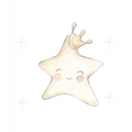 Estrela de vinil infantil pequena STAR 80x80cm | decoração de canto