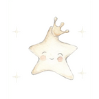 Estrela de vinil infantil pequena STAR 80x80cm | decoração de canto