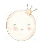 Small Moon Wall Decal for Kids 70x70cm | For Children