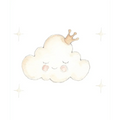 Small 80x65cm Cloud Wall Sticker | Hand-Illustrated