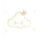 Small 80x65cm Cloud Wall Sticker | Hand-Illustrated