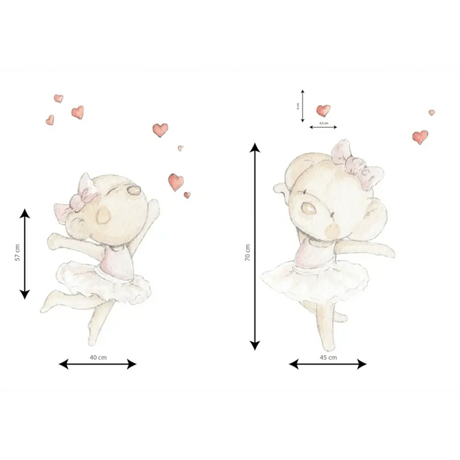 Vinilo Infantil - Ositas bailarinas - TO DANCEViniloArts & Entertainment > Hobbies & Creative Arts > Arts & Crafts > Art & Crafting Materials > Embellishments & Trims > Decorative Stickers