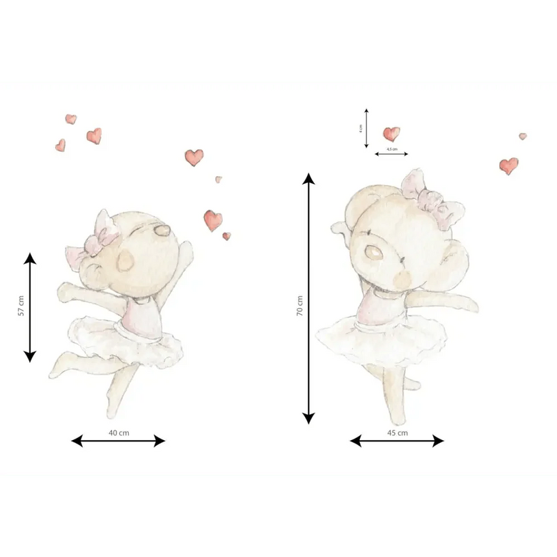 Vinilo Infantil - Ositas bailarinas - TO DANCEViniloArts & Entertainment > Hobbies & Creative Arts > Arts & Crafts > Art & Crafting Materials > Embellishments & Trims > Decorative Stickers