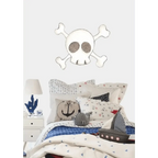Vinil infantil com caveira pequena, 80x94cm | vinil fosco