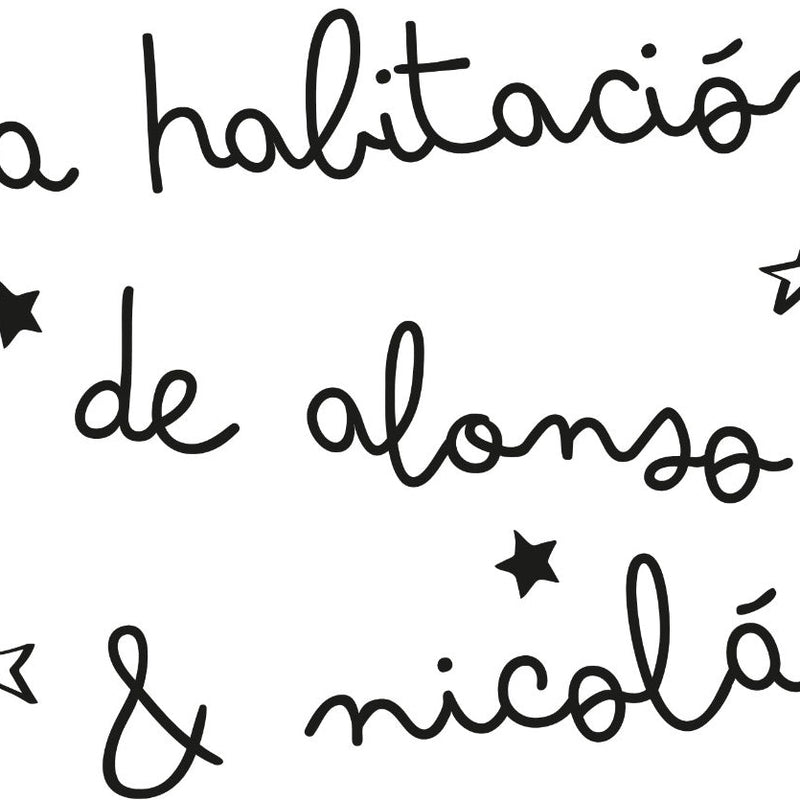 Vinilo Personalizado "La habitación de..."Vinilo