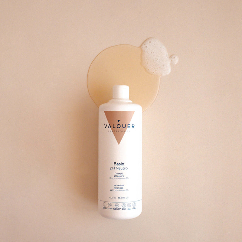 Champú pH neutro con panthenol y ingredientes naturales