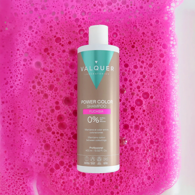 Champú color rosa vegano para coloración temporal | 400 ml