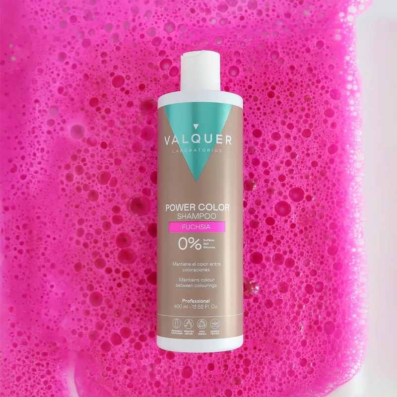 Champú color rosa vegano para coloración temporal | 400 ml