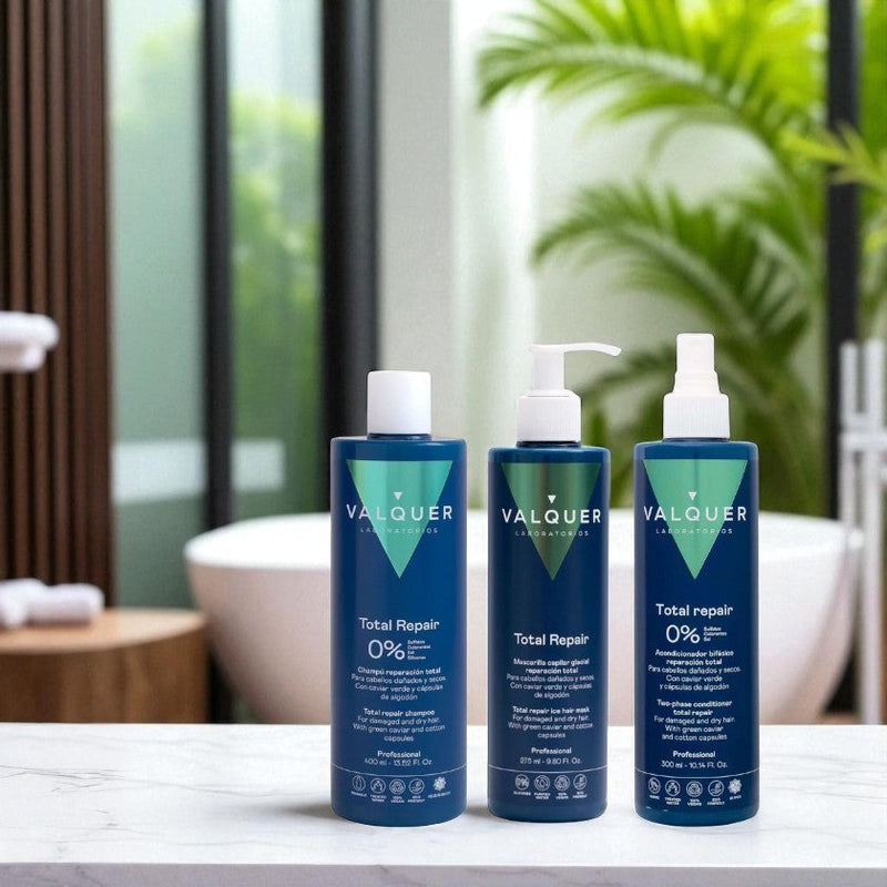 Pack reparador capilar para cabellos dañados | 975 ml