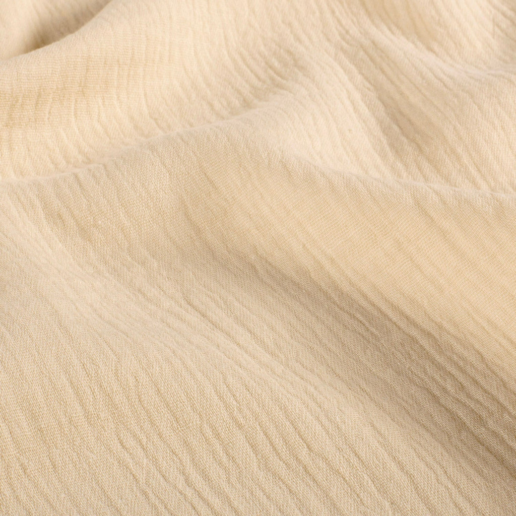 Muslin crib bumper braid 180cm beige for babies