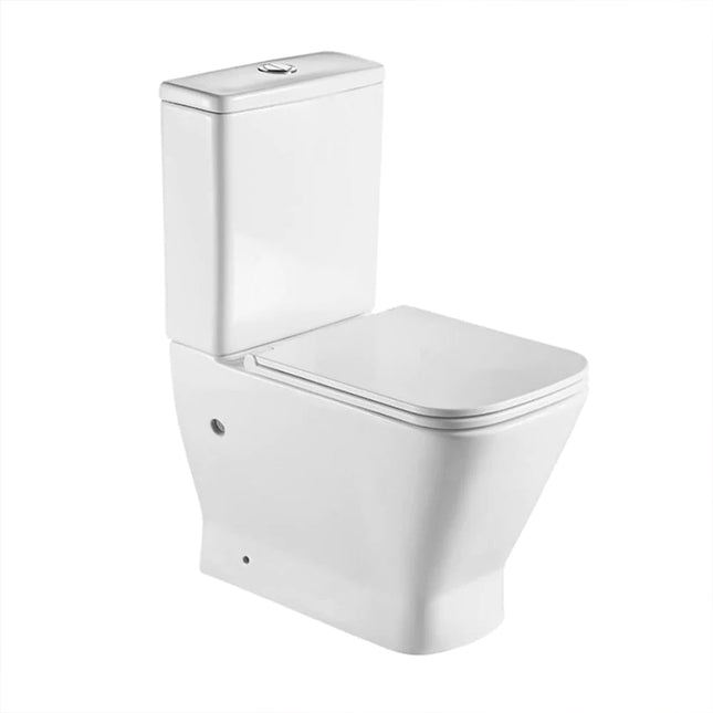 Inodoro rimless completo blanco enrasado a la pared | 1_ES