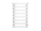 Cortina de rolo 107x180 creme com proteção UV para sala de estar